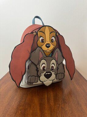 Loungefly Disney Lady and the Tramp Backpack NWT